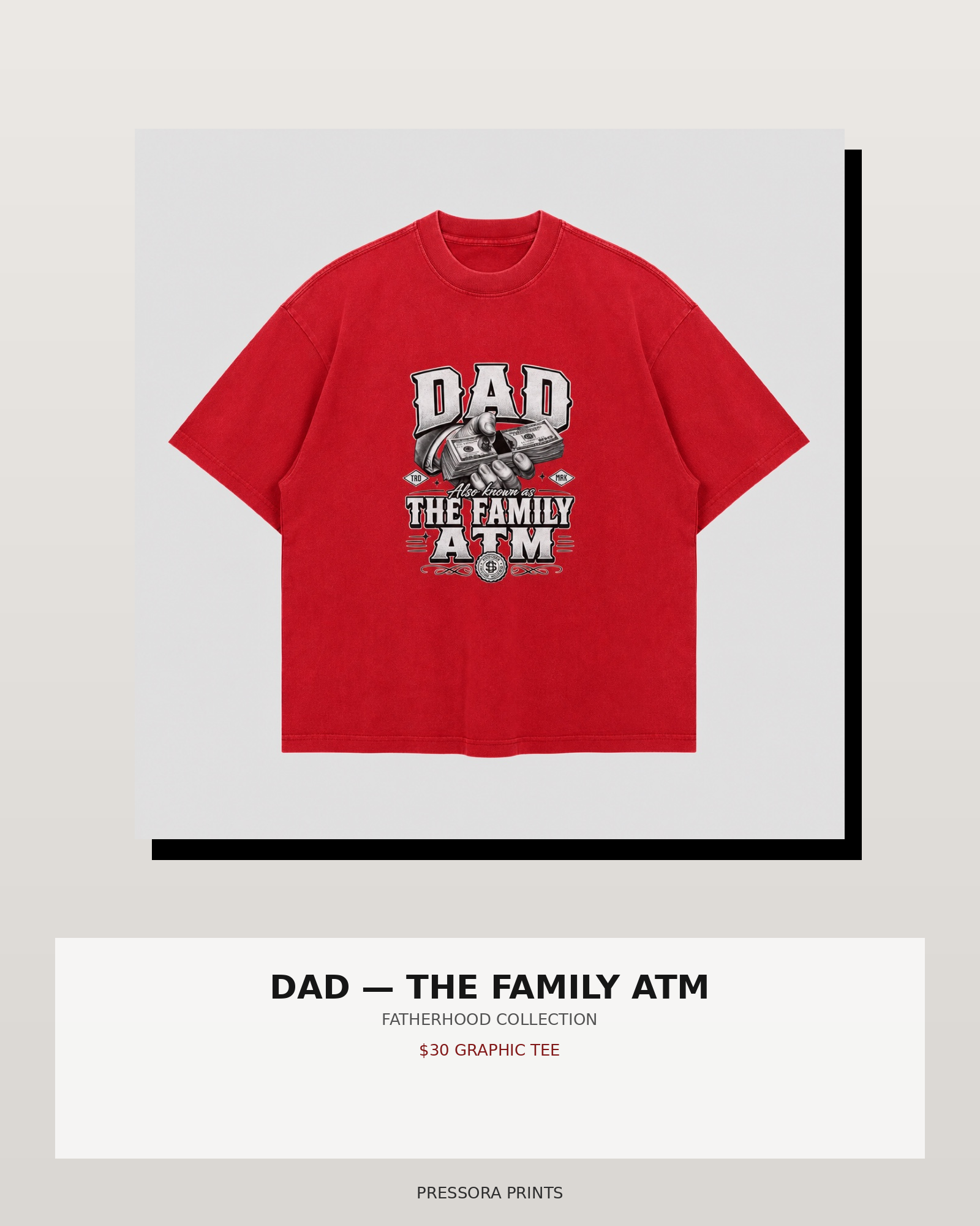 DAD The Family ATM product mockup