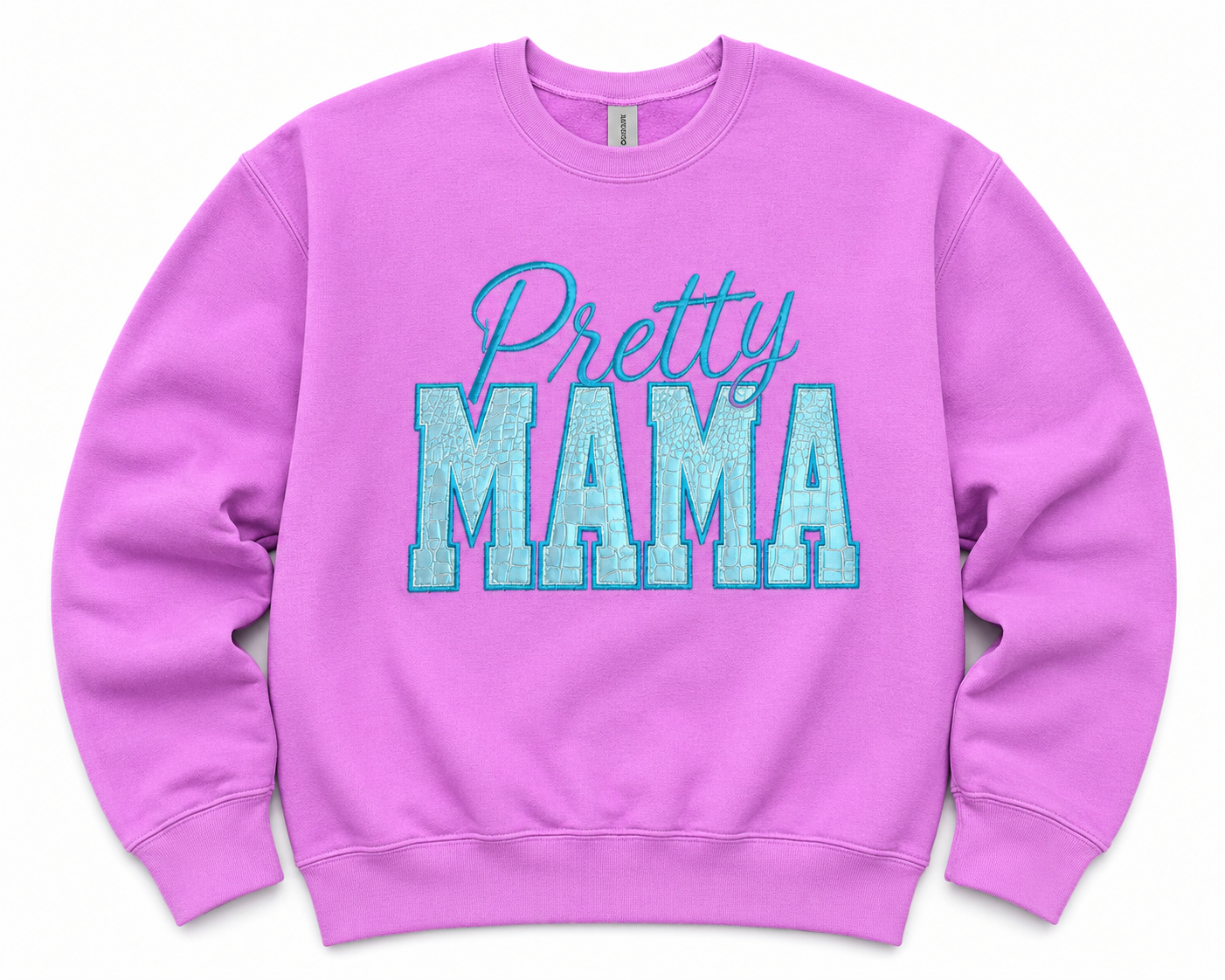 Pretty Mama -Embroidered Sweatshirt
